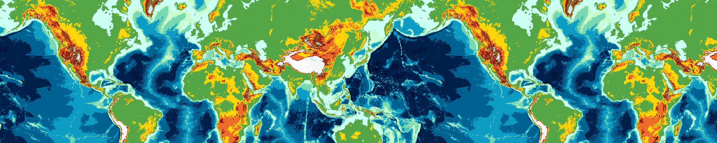 image of Altimeter Corrected Elevations map interface