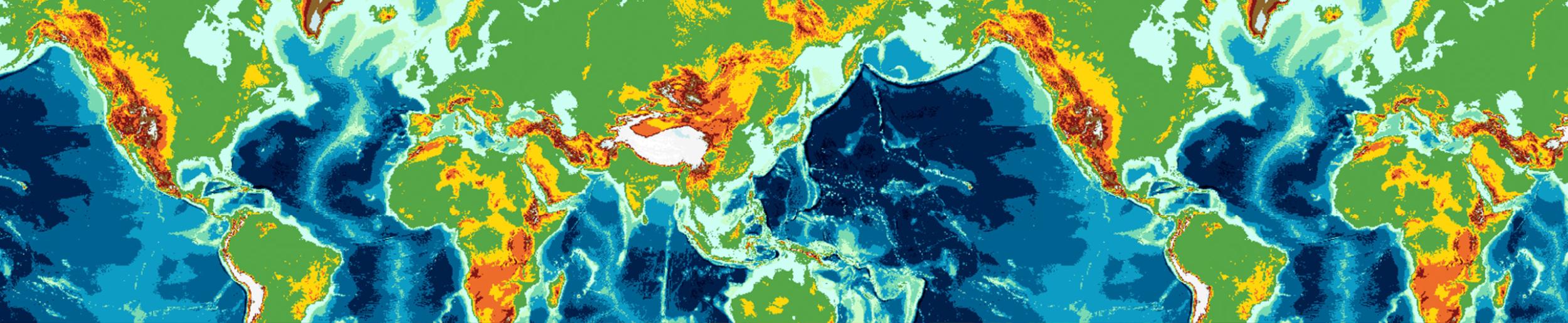 image of Altimeter Corrected Elevations map interface