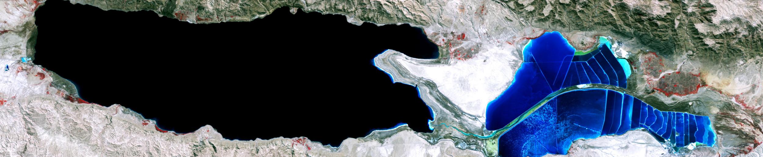 Landsat 4 image of the Dead Sea