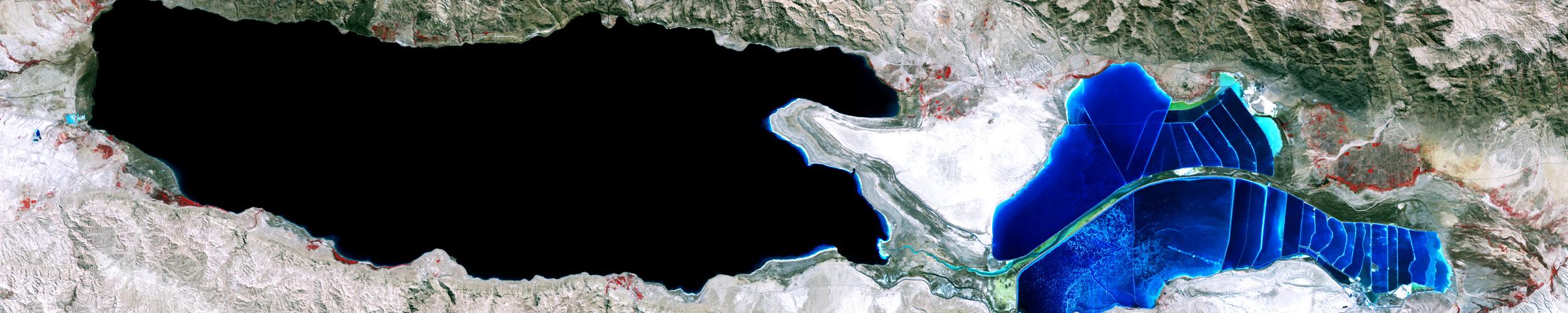Landsat 4 image of the Dead Sea