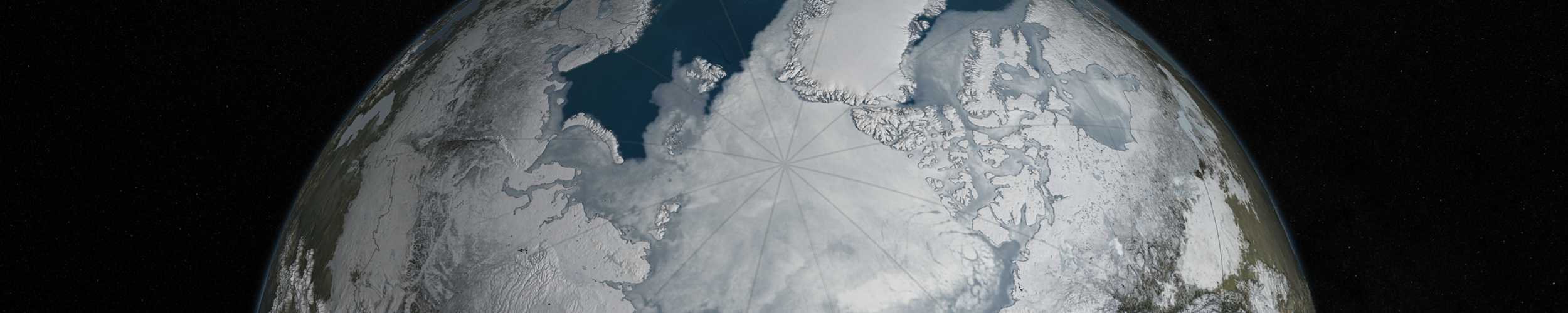 Image of North Pole from Space