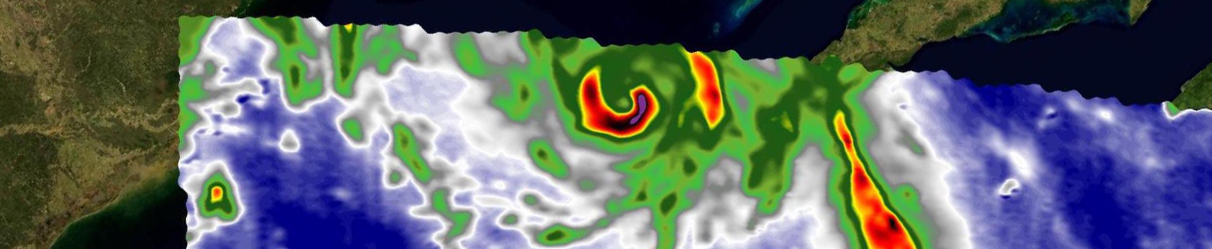 Hurricane Idalia as the storm approached the Gulf Coast of Florida on Aug. 29, 2023.