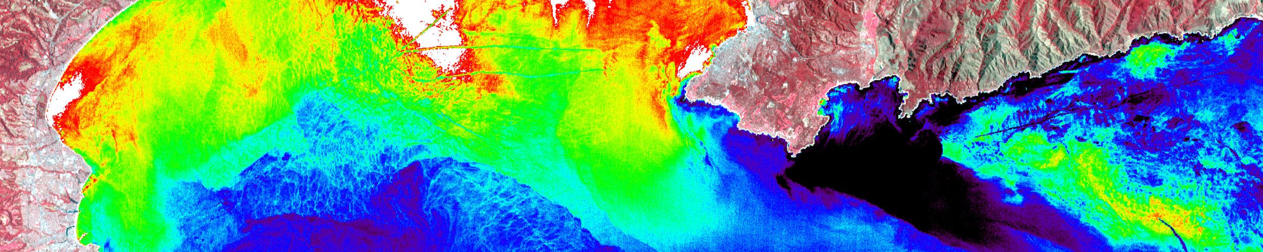Enhanced MODIS Airborne Simulator image of Monterrey Bay
