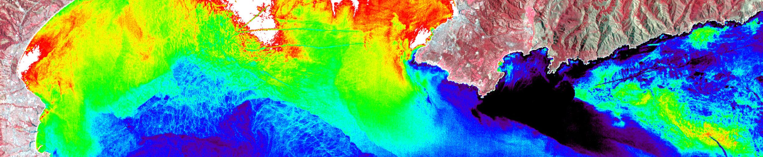 Enhanced MODIS Airborne Simulator image of Monterrey Bay