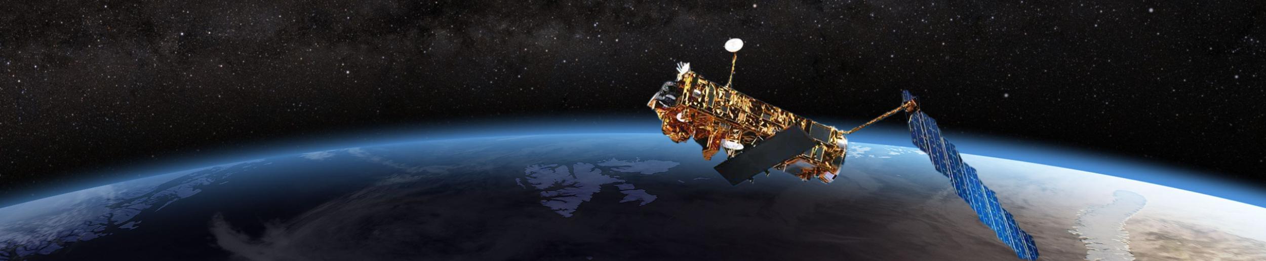 MERIS satellite in orbit