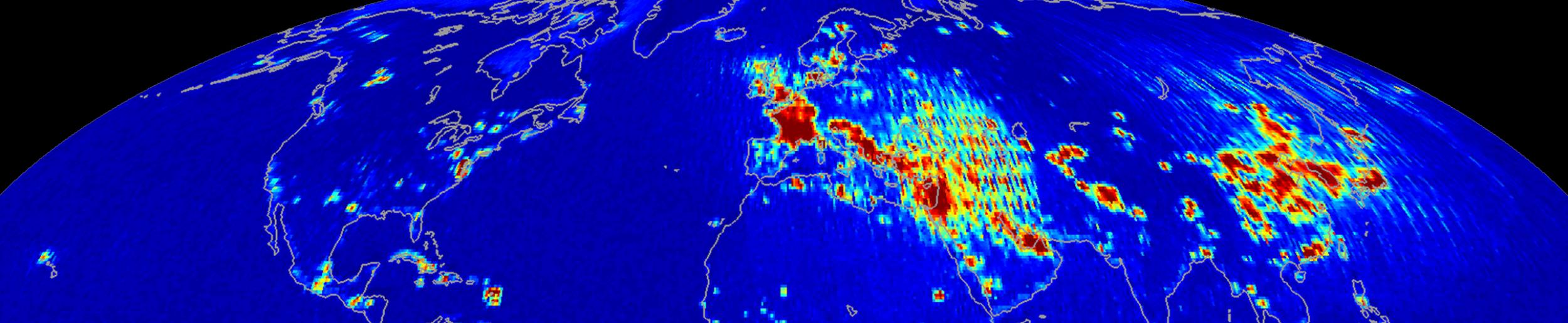 global view from Aquarius Scatterometer from May 2015