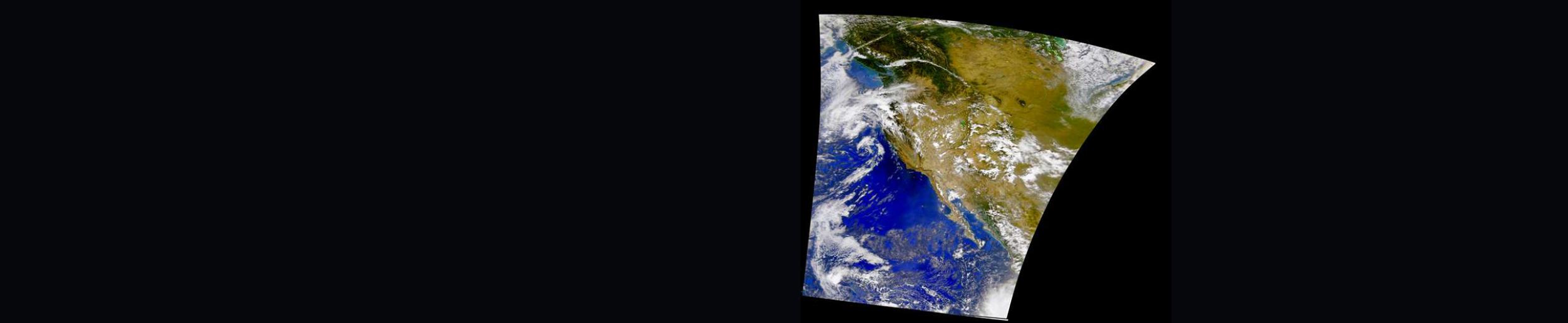 Orbview-2 image of western North America