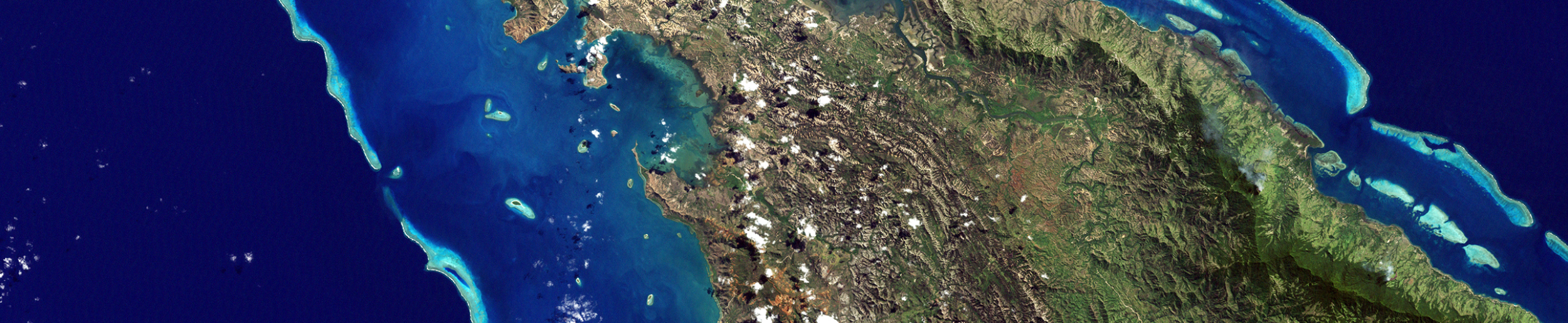 The image is likely a satellite photograph of the Zagros Mountains region, located primarily in Iran, and extending into Iraq and Turkey. 