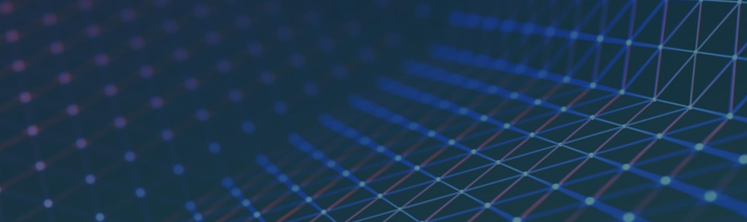 image of points connecting on a grid