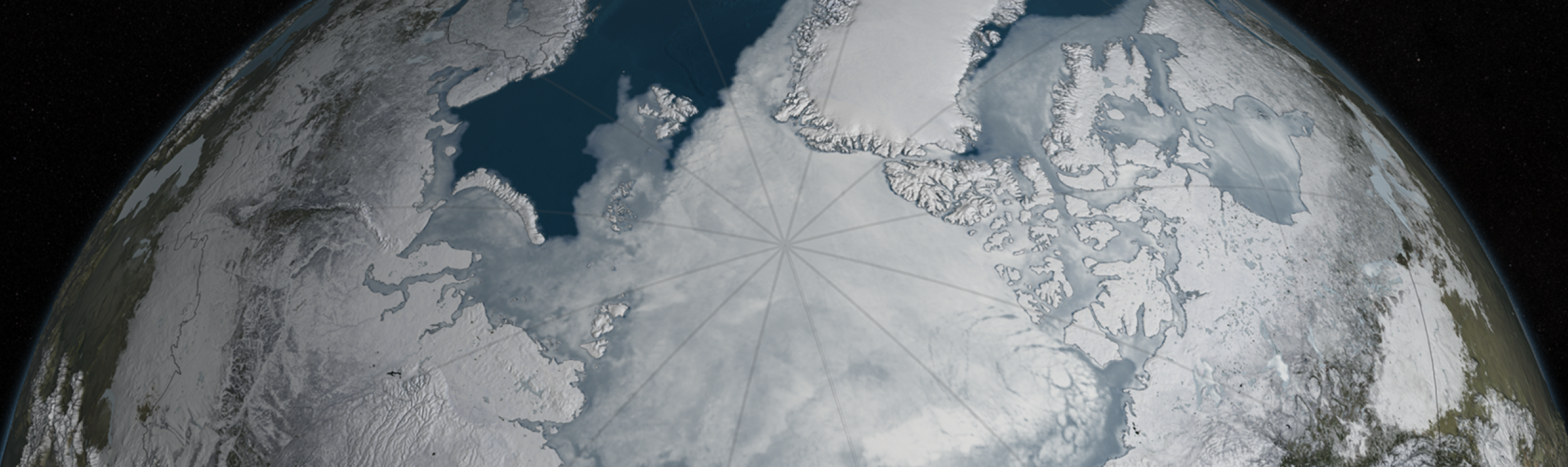 Image of North Pole from Space