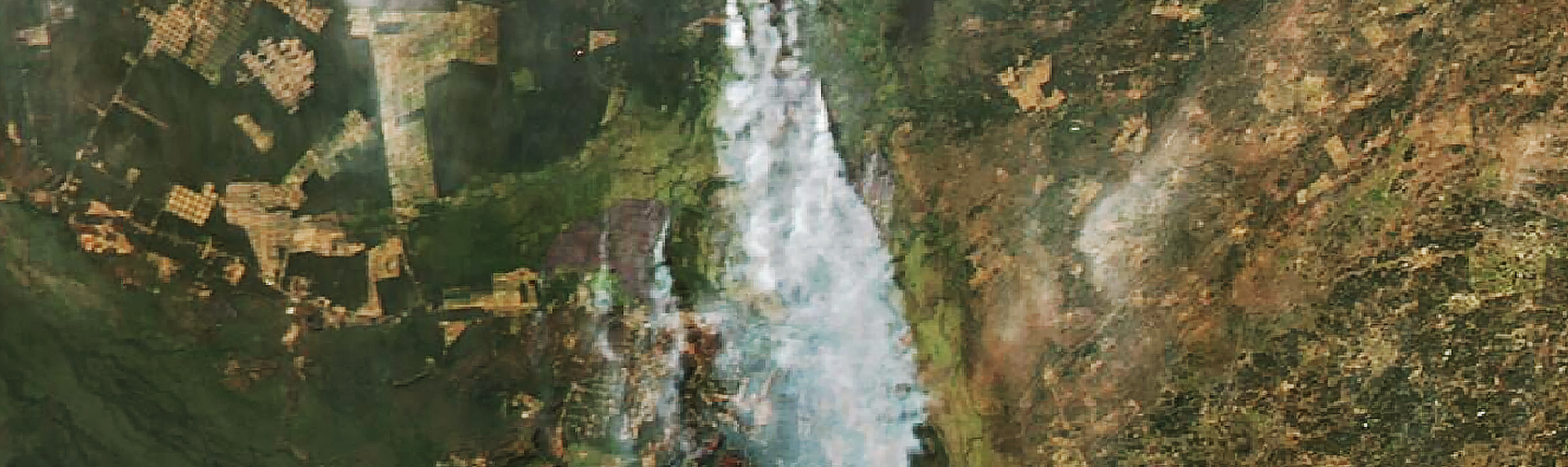 This image captures massive wildfires burning in Brazil's Pantanal region, the world's largest tropical wetland. 