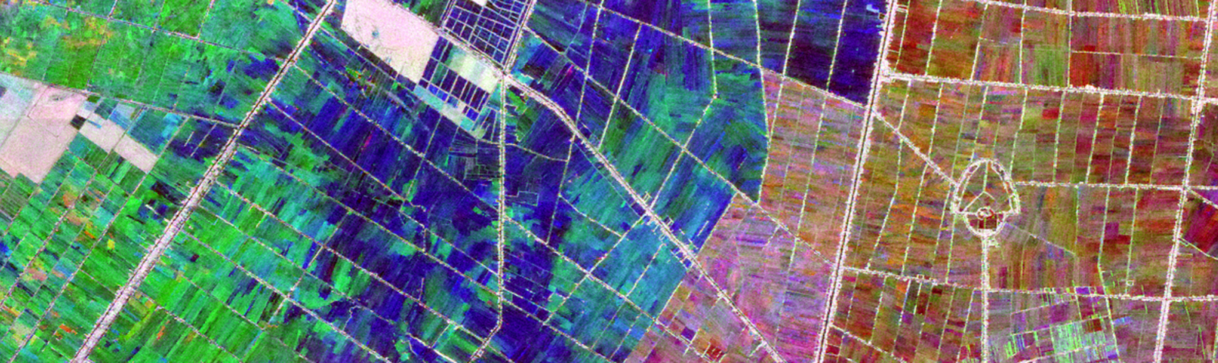Colorful Satellite Image