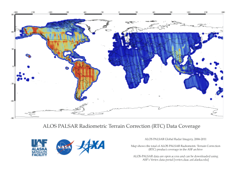 ALOS RTC Coverage Map