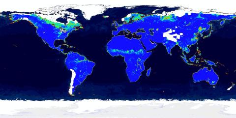 Synthetic Aperture Radar (SAR) uses microwave energy to detect physical properties of the Earth’s surface such as wetlands