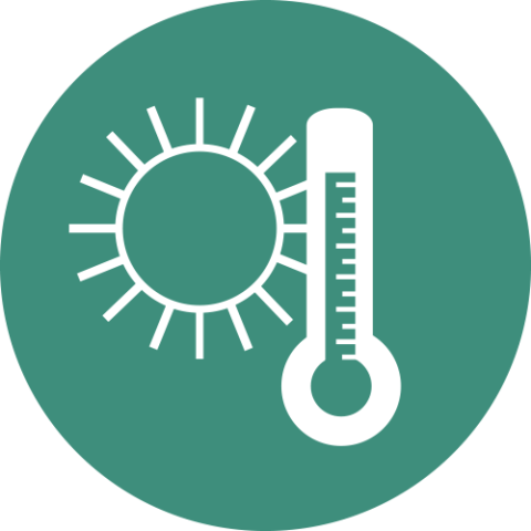 image of sun and thermometer