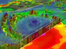 image of SSMIS precipitation data