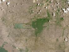 True-color reflectance image of Angkor Wat, Angkor Thom and West Baray, Cambodia on 12 April 2025 from the MSI instrument aboard ESA's Sentinel-2C satellite