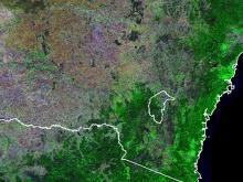 southeastern Australia, comparing the daily composite Terra and Aqua Combined MODIS 500 meter resolution BRDF Measurements data