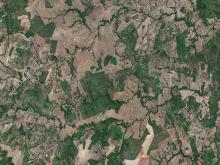 Visualization of central Brazil using the GeoEye-1 Level 1B Multispectral 4-Band Satellite Imagery product.