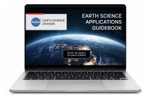 Laptop with Guidebook Pulled Up